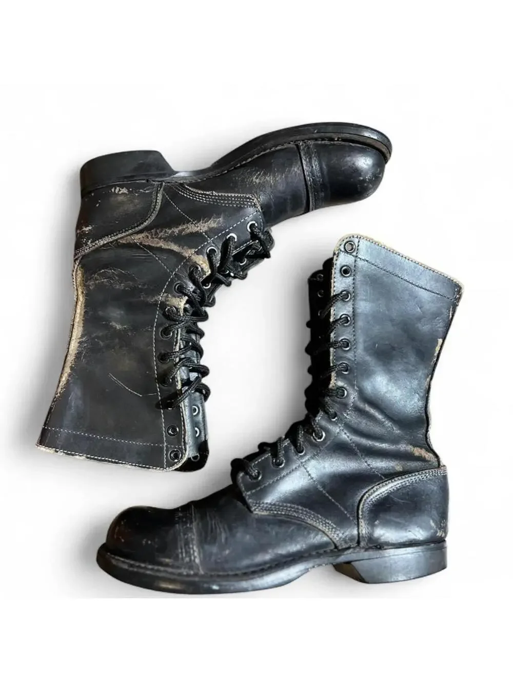 Vintage Corcoran Leather Combat Jump Boots